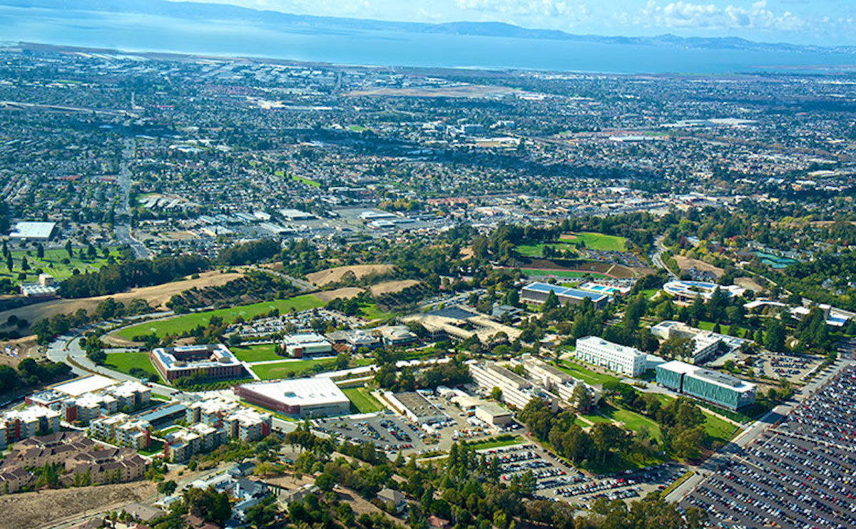 Cal State East Bay Aerial View