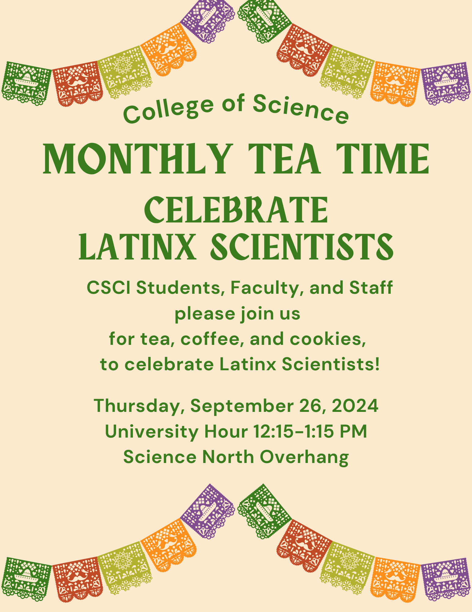 Monthly Tea Time: Celebrate LatinX Scientists