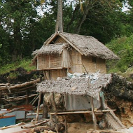 House on top of sand