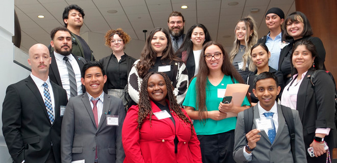 Cal State East Bay students at Model UN Conference