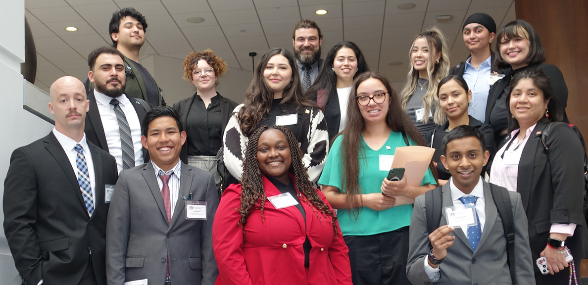 Cal State East Bay students at Model UN Conference