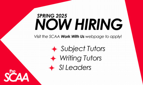 Now Hiring Spring 2025